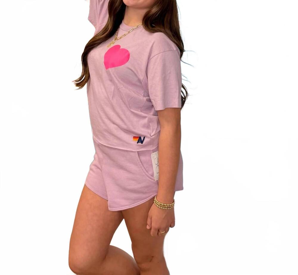 NEW AVIATOR NATION women's club short in mauve